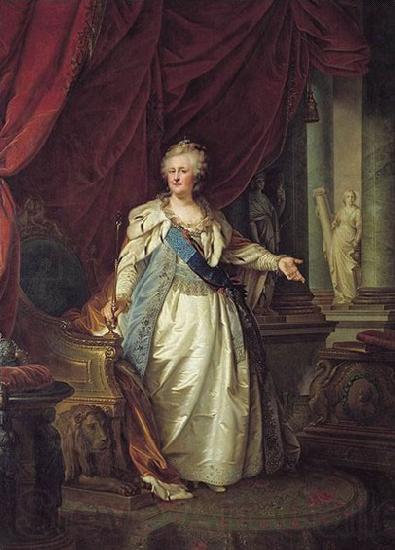 unknow artist Portrat der Kaiserin Katharina II Spain oil painting art